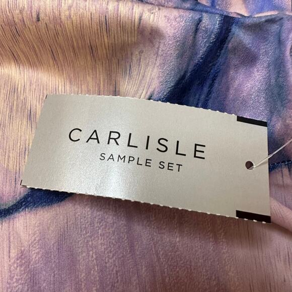 Carlisle Collection Watercolor Cinched Blouse Size 6 Small - Picture 7 of 9